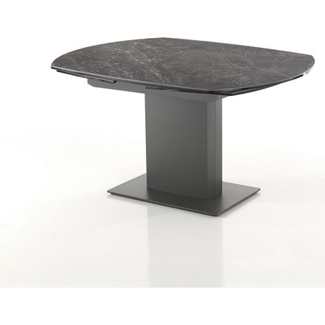 Mesa extensible de cerámica negra cm. Al.77 x P.90 x L.120/180 (1/5)