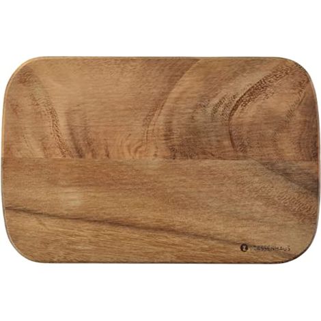 Taglieri da colazione Zassenhaus, in acacia, 26x17x1 cm, 2 pezzi. (1/4)