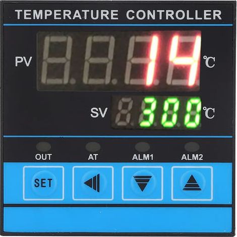 Régulateur de température PID intelligent, thermostat numérique, relais, sortie SSR, 0-400 °C, 220 V CA (1/5)
