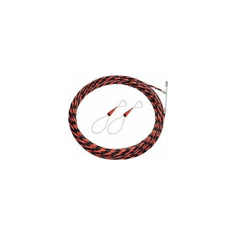 Aiguille Electricien 50M Tire Fil Electriques 6mm Diamètre Kit Tire Fils Electrique, rétractable d'installation rallonge en Acier spiralé Flexible pour Tire Cable et Aiguille Tire Fil (1/5)