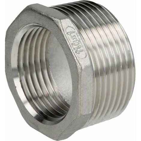 Réduction en inox 1 1/4'' x 1'' FM/FF