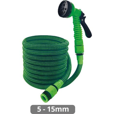 Kit manguera jardín Bukavu extensible 5 - 15M