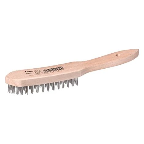 Spazzola metallica kwb 923140 manico legno setole acciaio