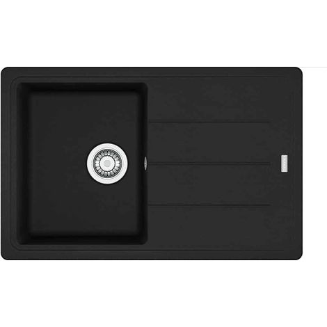 Evier Franke Basis Fragranit+ BFG611-78 - Noir Mat (1/2)