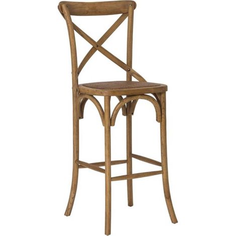 Sgabello da bar isak rovere beige h110cm - Atmosphera créateur d'intérieur