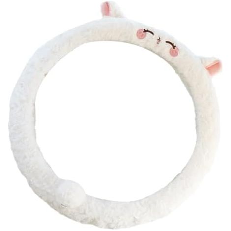 Housse de volant souple à motif animal Décoration et protection pour volant Pour femmes et filles, voitures, SUV et camions, pour l'intérieur et pour l'hiver (1/5)