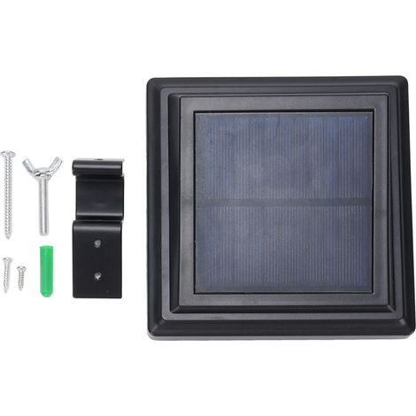 Lampe Solaire Gouttière Ortviai LED Blanche IP65 Étanche Capteur Mouvement Crépuscule à Aube Autonome Facile à Installer (1/5)