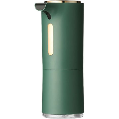 BEBUSINGOTO Distributeur de savon automatique mural pour cuisine salle de bain taille 300 ml réglable (vert) (1/5)