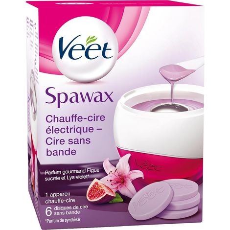 Kit SpaWax Chauffe Cire Electrique et 6 recharges de cire - Epilation Cire Chaude sans Bande (1/5)