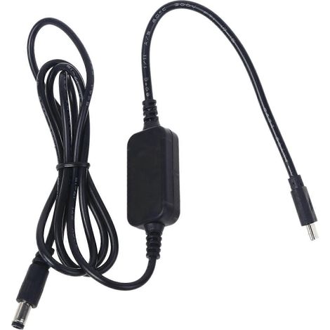 Câble d'alimentation USB-C vers 5.5x2.5mm 36W, convertisseur élévateur 12V/20V pour alimentation secteur (1/4)