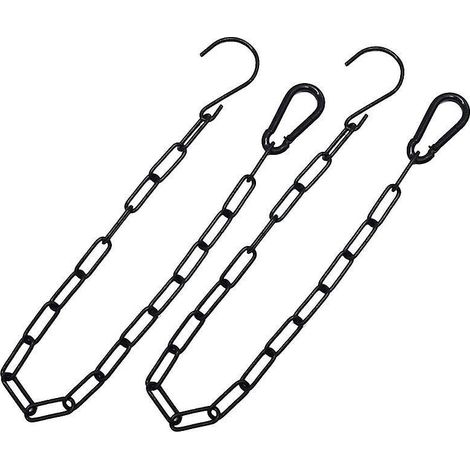Lot de 2 chaînes en fer pour suspension