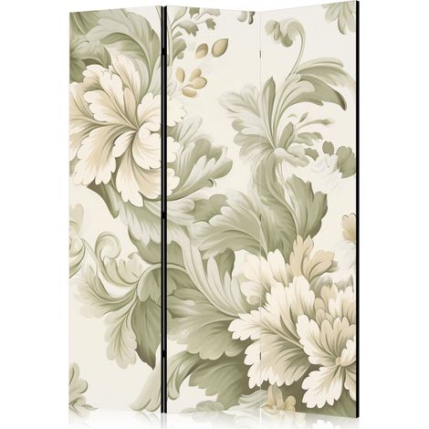 Paravent artgeist Blumenmuster creme 135 cm 172 cm