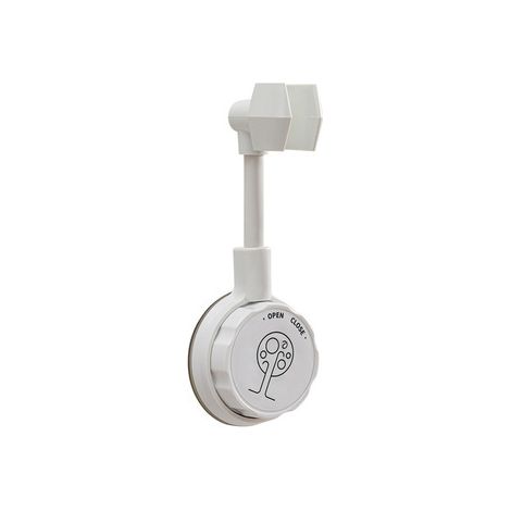 Support de douche à ventouse multifonctionnel, support universel pour pommeau de douche mobile (blanc)