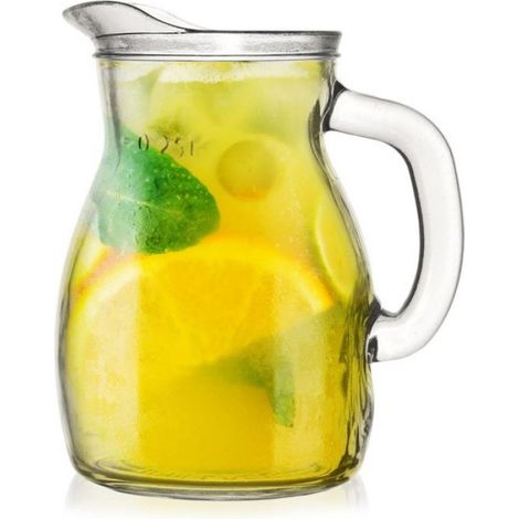 Pichet Verre - 300 ml - Hauteur 11,5 cm - Transparent - Lave-vaisselle - 1 Pièce (1/5)