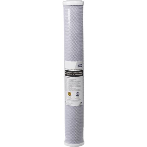 Cartouche charbon PFAS  20"  : Filtration 0.5 microns pour polluants éternels et chlore (1/3)