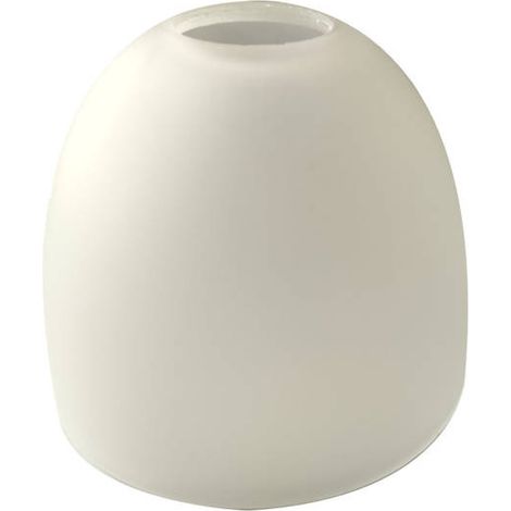 Paralume a cupola Ø13,5cm vetro bianco opaco Alfa