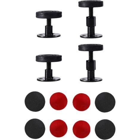 4 Pièces Cadre de Lit Fileté Réglable ,Cadre de Lit Outil Anti-Secousse ,Réduction du Bruit Muet,Stabilisateur de Support Télescopique pour Lits, Armoires Et Canapés(Gamme de Réglage 30-40mm47-64mm)