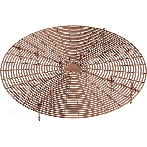 Grille pour Pot de Fleurs, Protections de Couverture de Sol pour Pot de Fleurs avec piquets, Bouchon de creusement, 52 cm (1/5)