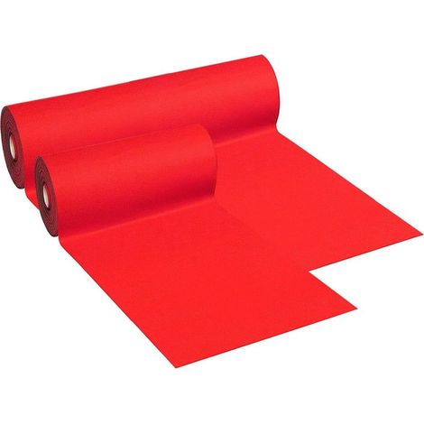 Tapis Coureur Rouge Antidérapant Moquette Entrée Boutique Escaliers Mariage - 100x100 Cm (1/5)