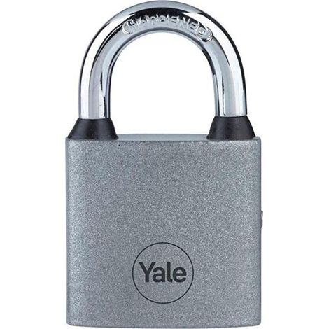 Vorhängeschloss Yale Y111S/38/121/1, Eisen, silber, 38 mm, 3 Schlüssel