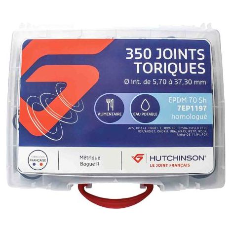Jeu de joints toriques Hutchinson Le Joint Français, en EPDM ( Prix pour 1 ) (1/2)