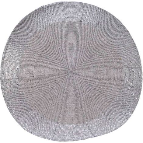 Salvamantel redondo ø35 cm plateado