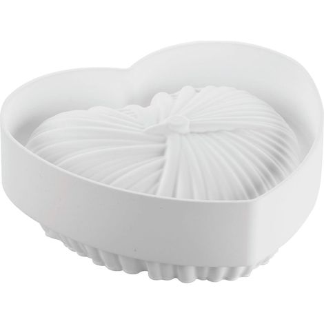 Silikomart lovely stampo silicone 18,2x17,3x6,8 +cutter qualità professionale