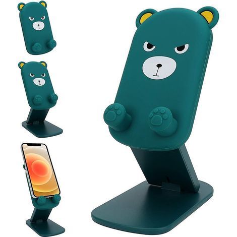 Mignon pliable réglable Cartoon Support de support de téléphone portable pour bureau-Ensoleillé (1/2)