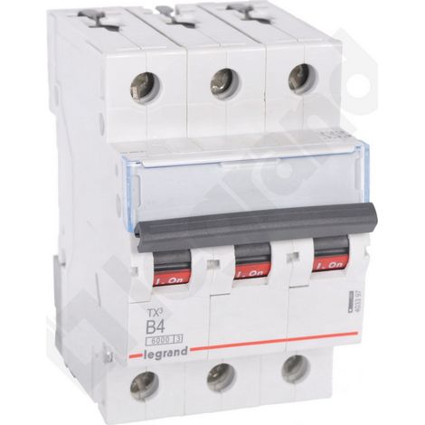 Interruttore di sovracorrente Legrand s303 tx3 4A 6kA