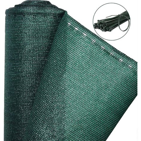 WOLTU Schermo divisorio per balconi Telone Rete Ombreggiante Telo Frangivista Verde 1.8x6m
