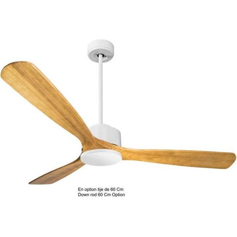 Modulo de KlassFan - Super déstratificateur d'air avec thermostat sans Lumière blanc bois clair idéal 40 m² KLDC4P6SW166 (1/3)