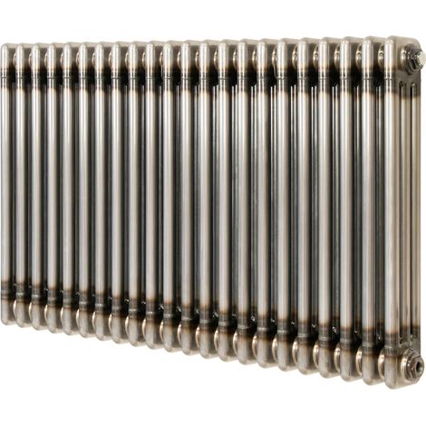 Traditional 3 Column Radiator - 600 x 1010mm - Raw Metal (1/5)