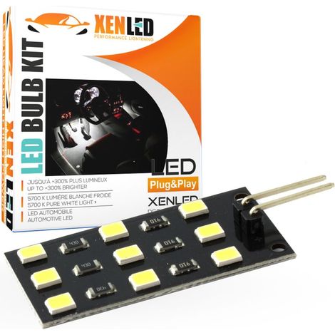 Module de remplacement LED compatible avec VAG Audi VW & SEAT pour modèle 4E0 947 415 A - BLANC Puissant