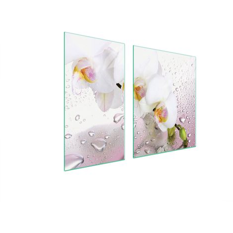 PLACA PROTECTORA DE VIDRIO PARA ESTUFA 90x52 ORQUÍDEA (1/5)