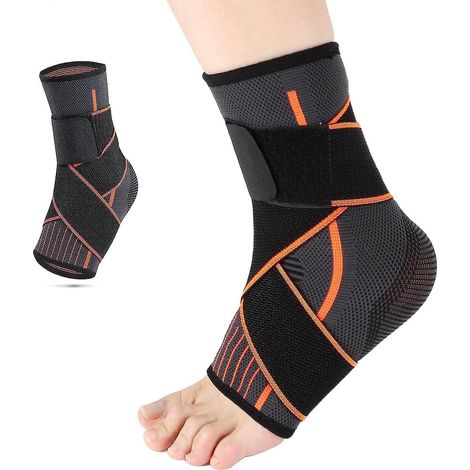 un Manchon De Cheville Rglable (m) Pour Les Hommes Et Les Femmes Souffrant D'entorses Ligamentaires, D'arthrite Et De Protection Sportive (1/5)