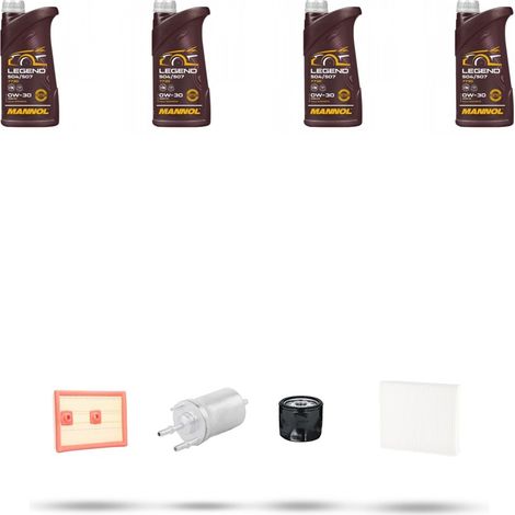Kit tagliando 4 FILTRI e 4L OLIO compatibile con Skdoa Rapid (NH3,NH1) 1.2 TSI 66kw dal 2015 (1/5)