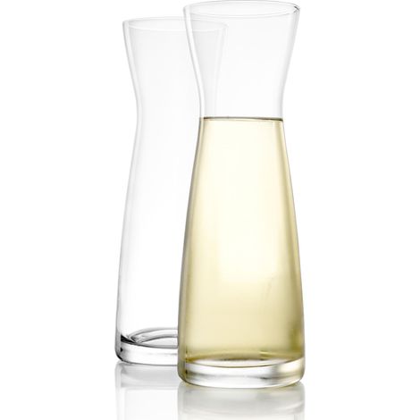 Carafe Universelle 2 x 500 ml – Carafe en cristal sans plomb pour eau jus lait ou spiritueux – Passe au lave-vaisselle – Design durable (1/5)