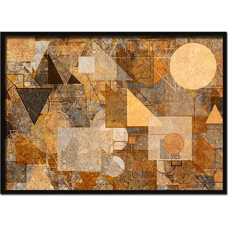 Bildplakat im Rahmen 43x33 cm Geometrie P618 (1/3)
