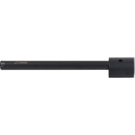 Emporte-pièce demi-lune pour cuir en acier inoxydable - Lame 20mm - Outil de découpe professionnel noir (1/5)