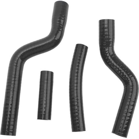 Tuyau silicone radiateur résistant haute température étanchéité parfaite anti-usure pour YZF250 2007-2009 noir (1/5)