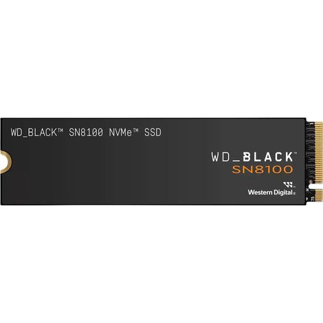 WESTERN DIGITAL - WDS400T1X0M - Internal SSD - Black - SN8100 - NVMe - 4 TB (1/2)