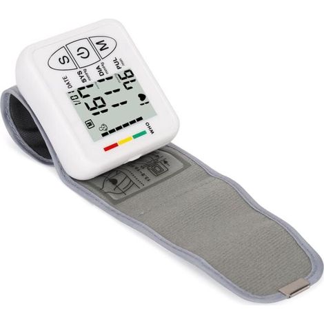 Tensiomètre électronique professionnel pour bras supérieur, tensiomètre intelligent et précis, détection automatique de l'hypertension, de l'arythmie, du pouls, brassard réglable. (1/4)