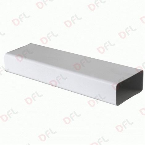Tuyau de ventilation VMC PVC blanc 120 x 60 mm – Longueur 1 m – Résistant à la corrosion – Pour extraction d'air contaminé – La Ventilazione (1/2)