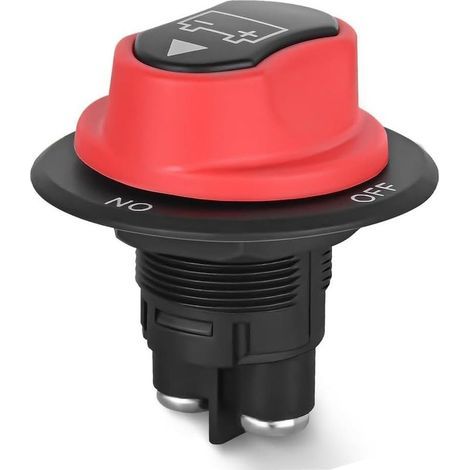 Interrupteur de Déconnexion de Batterie 50A Isolateur de Déconnexion Principal 12V-48V Interrupteur Coupure de Courant Marche/arrêt Etanche Robuste pour Bateau Marin Voiture RV ATV UTV Yacht (1/5)