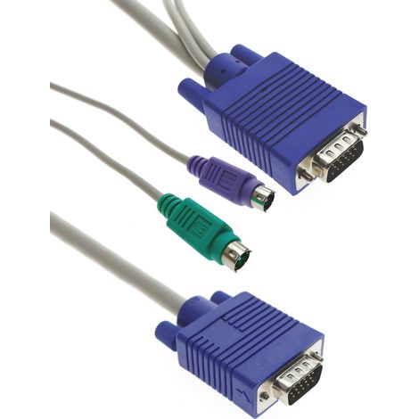 BeMatik - KVM Switch Cable Prima Uniclass 10m PS2