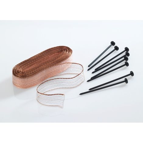 Wenko – Escargots gaufrette 8 m – Lot de 2 bandes en maille de cuivre – Protection écologique contre les escargots – Installation rapide (1/6)