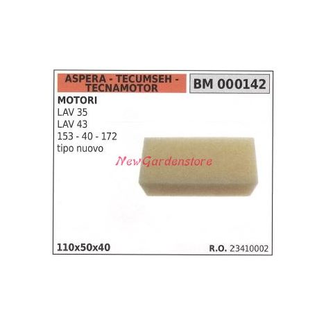 Filtro aria ASPERA motore rasaerba tosaerba tagliaerba LAV 35 43 153 40 000142