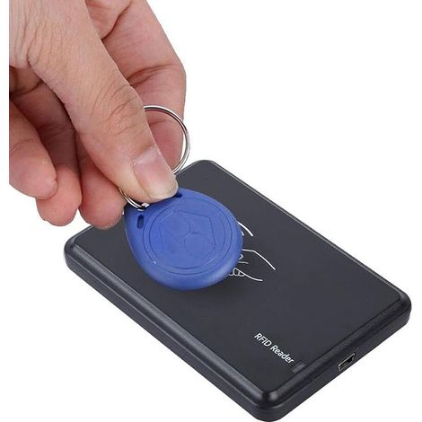 Lettore di schede RFID USB ASHATA 125kHz - Sensore di prossimità contactless per carte d'identità - Compatibile con Windows 2000, 2003, XP, 7/8/10 (1/5)
