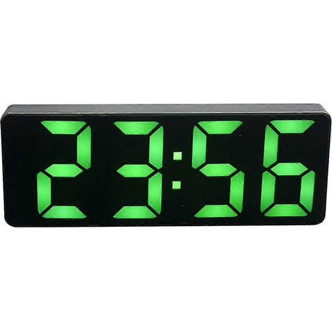 Réveil numérique LED, Réveil électronique numérique, Horloge de bureau (1/5)