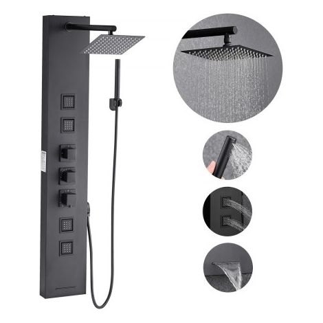 Colonne de douche avec pommeau de douche effet pluie (1/5)